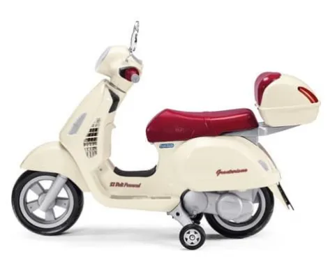 Peg Perego VESPA 12V White With Case | Ηλεκτροκίνητα παιχνίδια στο Fatsules