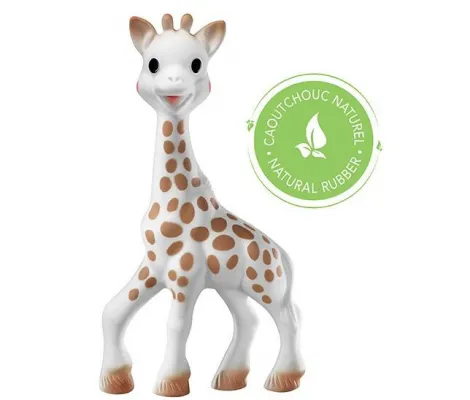 Σετ δώρου Gro Company Sophie the Giraffe με κουδουνίστρα μαλακή μαράκα Sophisticated | Βρεφικές Κουδουνίστρες - Μασητικά στο Fatsules