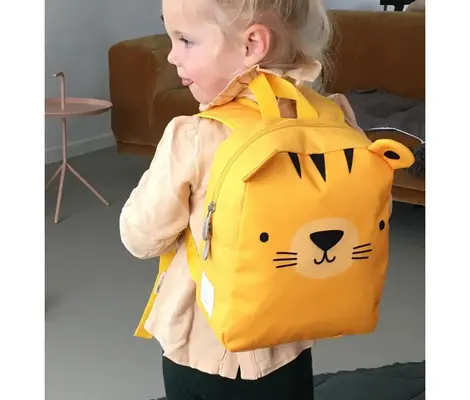 Τσάντα πλάτης A Little Lovely Company Tiger Yellow | Back to School στο Fatsules