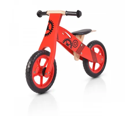 Ξύλινο ποδηλατάκι ισορροπίας Cangaroo Moni Toys Wooden balance bike Red | Παιδικά παιχνίδια στο Fatsules