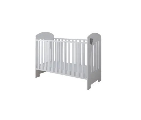 Βρεφικό κρεβάτι Just Baby Herz White 60x120cm | Κούνιες μωρού στο Fatsules