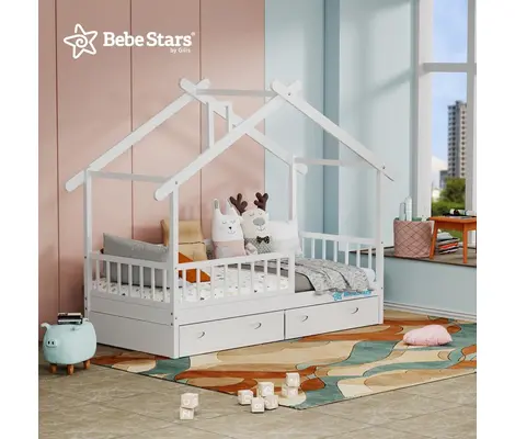 Κρεβάτι Bebe Stars Moonlight Montessori | Παιδικά Κρεβάτια Montessori στο Fatsules