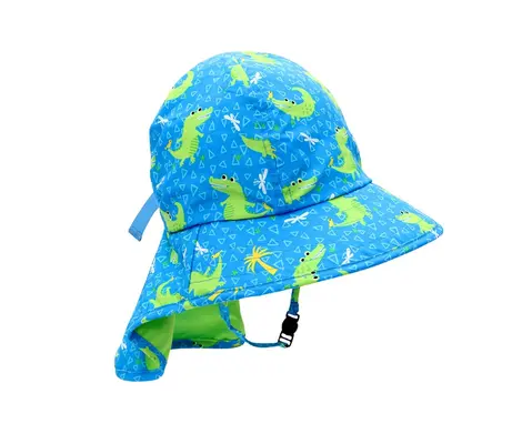 Καπέλο Zoocchini Cape Sunhat UPF50 Alligator | ΚΑΛΟΚΑΙΡΙΝΑ στο Fatsules