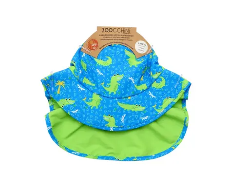 Καπέλο Zoocchini Cape Sunhat UPF50 Alligator | ΚΑΛΟΚΑΙΡΙΝΑ στο Fatsules