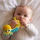 Δροσιστικός κρίκος οδοντοφυΐας Playgro Squeak and Soothe Natural Teether | Παιδικά παιχνίδια στο Fatsules