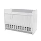 Βρεφικό Κρεβάτι Lorelli Matrix 60x120 White/Stone Grey 0600041 + Δώρο 15€ | Πολυμορφικά Κρεβάτια στο Fatsules