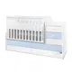 Πολυμορφικό Κρεβάτι Lorelli Maxi Plus 70x160 White/Baby Blue 0580039 + Δώρο 35€ | Βρεφικά προεφηβικά κρεβάτια στο Fatsules